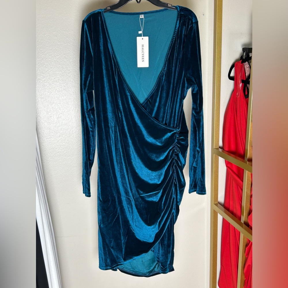 Teal dress